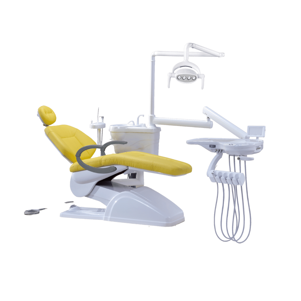 DENFLY dental chair unit with accessory model -301C. medical furniture DENFLY dental chair unit with accessory model -301C - canway medical equipment Dubai uae