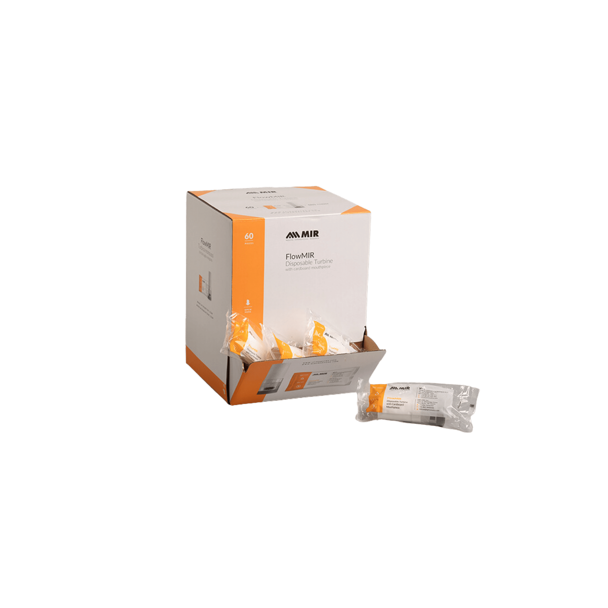 Disposable turbine with mouth piece - canway medical equipment Dubai uae